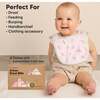 8-Pack Urban Drool Bibs Set for Baby Boys and Girls, Sweet Charm - Bibs - 7