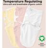 3-Pack Soothe Zippy Baby Swaddle Sleep Sack Newborn 0-3 Months, Daffodil - Swaddles - 5