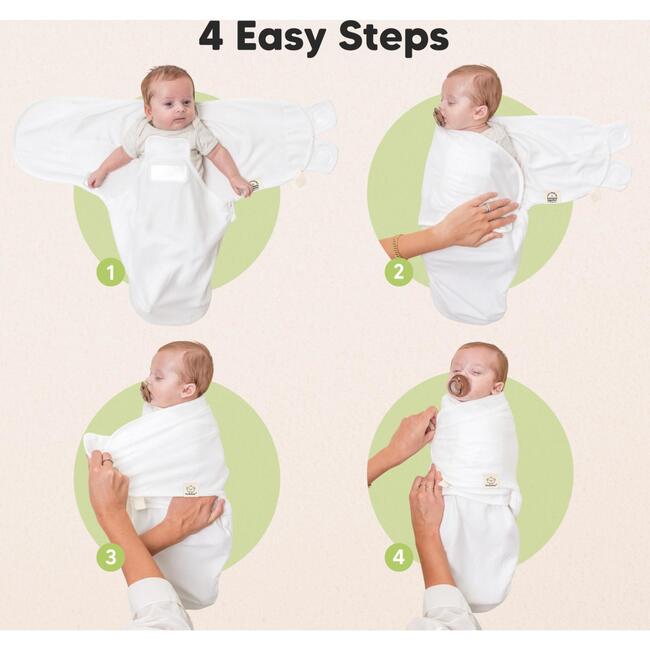 3-Pack Soothe Zippy Baby Swaddle Sleep Sack Newborn 0-3 Months, Daffodil - Swaddles - 6