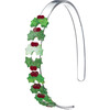 Mistletoe Pearlized Glitter Green Headband - Headbands - 1 - thumbnail