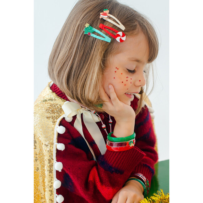 Tree Candy Gingerbread Snap Clips - Hair Accessories - 2