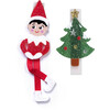 Christmas Elf & Christmas Tree Hair Clips - Hair Accessories - 1 - thumbnail
