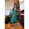 Women's Stella V-Neckl Ruffle Maxi Dress, Holiday Night - Dresses - 3