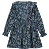 Mosaic Turtle Dress, Bleu Marine - Dresses - 2