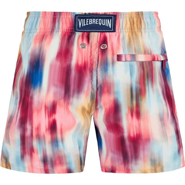 Ikat Flower Swim Trunks, Multicolor - Swim Trunks - 2