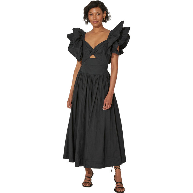 Women's Piper Midi Dress, Black