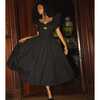 Women's Piper Midi Dress, Black - Dresses - 4