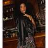 Women's Maeve Leather Jacket, Black - Jackets - 4