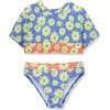 Metallic Daisies Swimsuit, Multi - Two Pieces - 1 - thumbnail