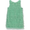 Tiered Ruffle Party Dress, Green - Dresses - 2