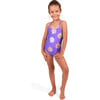 Sequin Starburst Swimsuit, Purple - One Pieces - 2