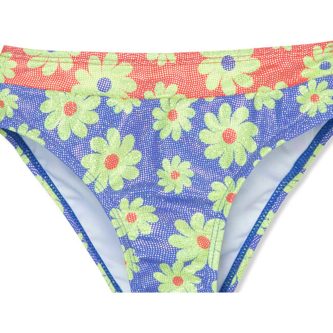 Metallic Daisies Swimsuit, Multi - Two Pieces - 5