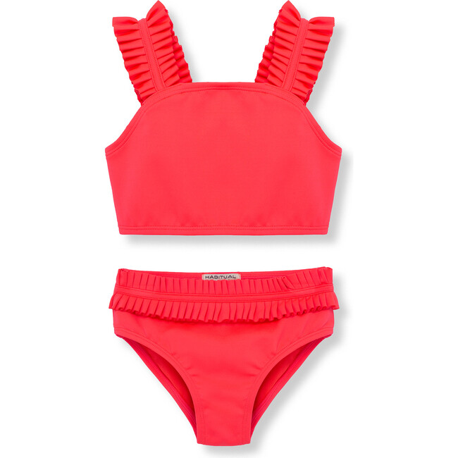 Ruched Swimsuit, Pink