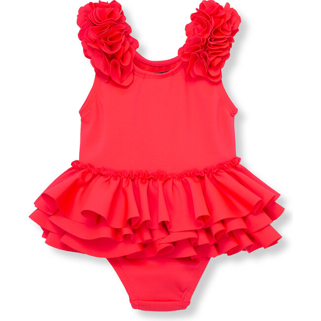 Baby Skirted Swimsuit, Pink - One Pieces - 3