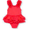 Baby Skirted Swimsuit, Pink - One Pieces - 3
