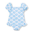 Baby Sea Shell Swimsuit, Blue - One Pieces - 3