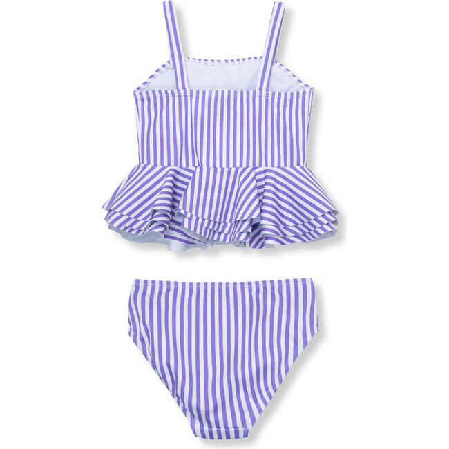 Ruffle Swimsuit, Purple - Two Pieces - 3