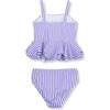 Ruffle Swimsuit, Purple - Two Pieces - 3