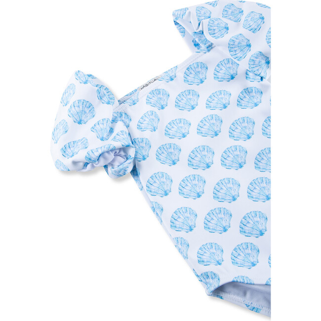 Sea Shell Swimsuit, Blue - One Pieces - 4