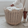 Rattan Tulip Basket, Nude - Storage - 2