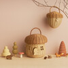 Rattan Mushroom Basket, Natural - Easter Baskets - 2