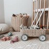 Rattan Wamble Walker, Straw - Push & Pull - 5