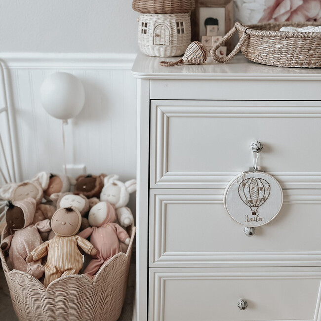 Rattan Tulip Basket, Nude - Storage - 5