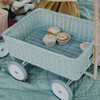 Rattan Wonder Wagon, Vintage Blue - Push & Pull - 7