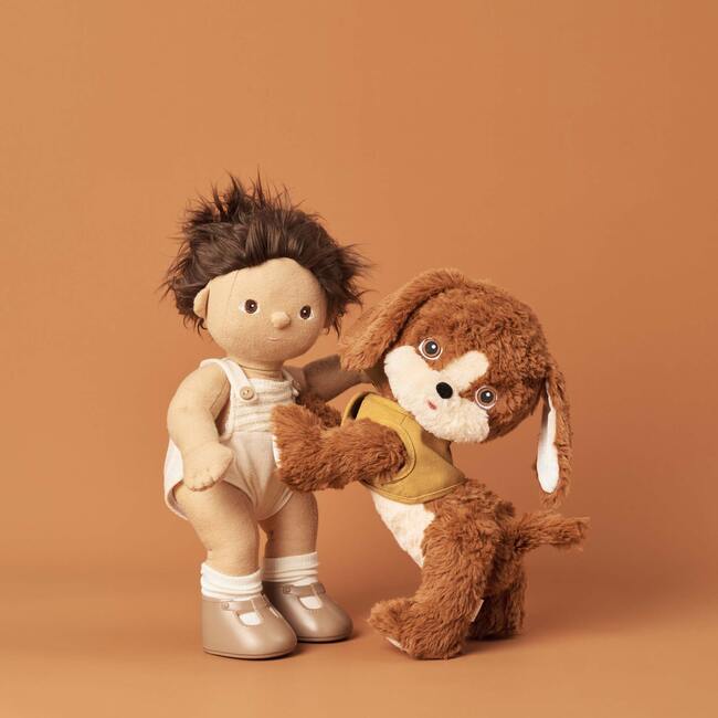 Dinkum Dog Buddy, Brown - Plush - 5