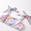 Thalia Floral Print Tie Shoulder Bikini, Multicolors - Two Pieces - 4