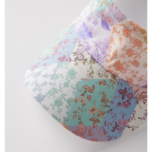 Thalia Floral Print Woven Visor, Multicolors - Two Pieces - 4