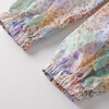 Thalia Floral Print Cuffed Pants, Multicolors - Pants - 6