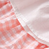 Gingham Smocked 3-Tiered Maxi Dress, Peach - Dresses - 6