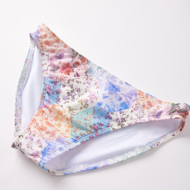 Thalia Floral Print Tie Shoulder Bikini, Multicolors - Two Pieces - 6