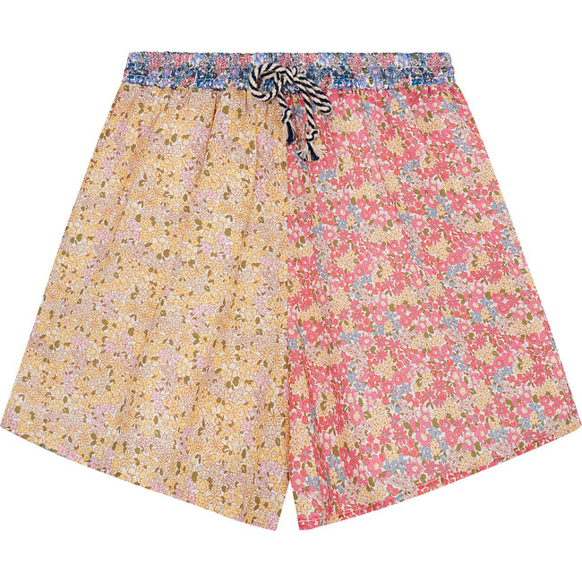 Ditsy Floral Print Drawstring Shorts, Multicolors