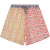 Ditsy Floral Print Drawstring Shorts, Multicolors - Shorts - 1 - thumbnail