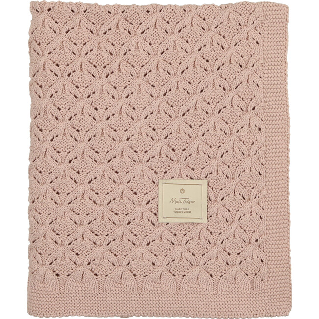 Extra Luxe Knit Blanket, Rose Dust