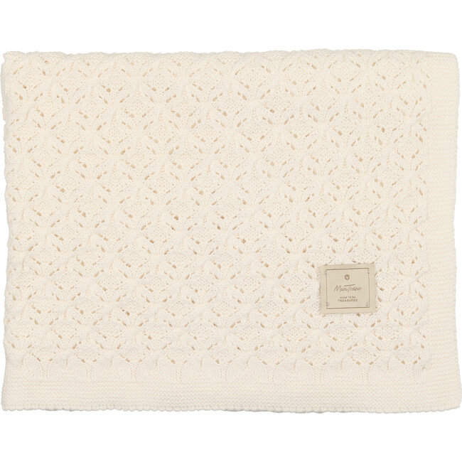 Extra Luxe Knit Blanket, Ivory