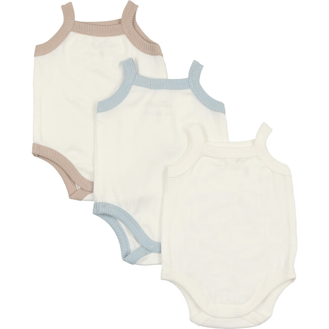 Spaghetti Strap Modal Onesie 3 Pack, Boys