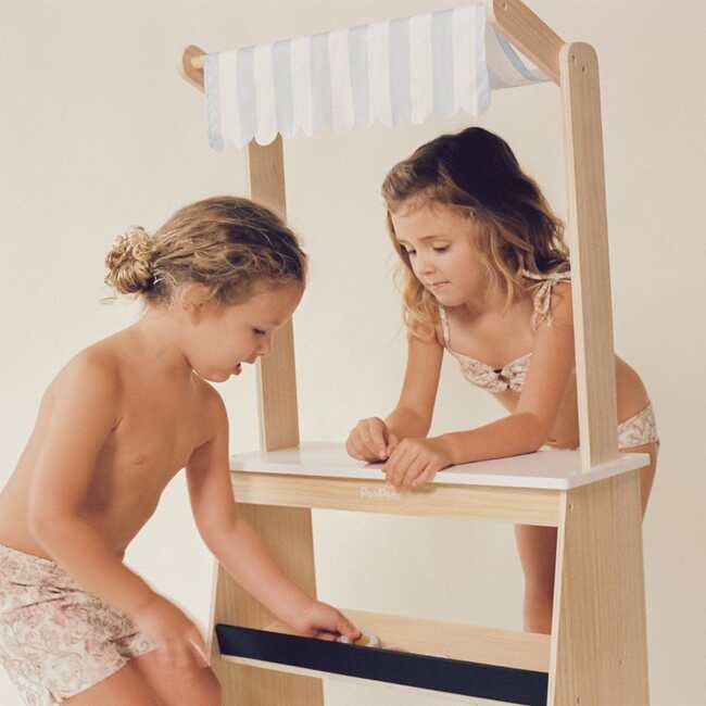 Mini Tori Bandeau X Lulu Floral Print Bikini Set, Venecia - Two Pieces - 3