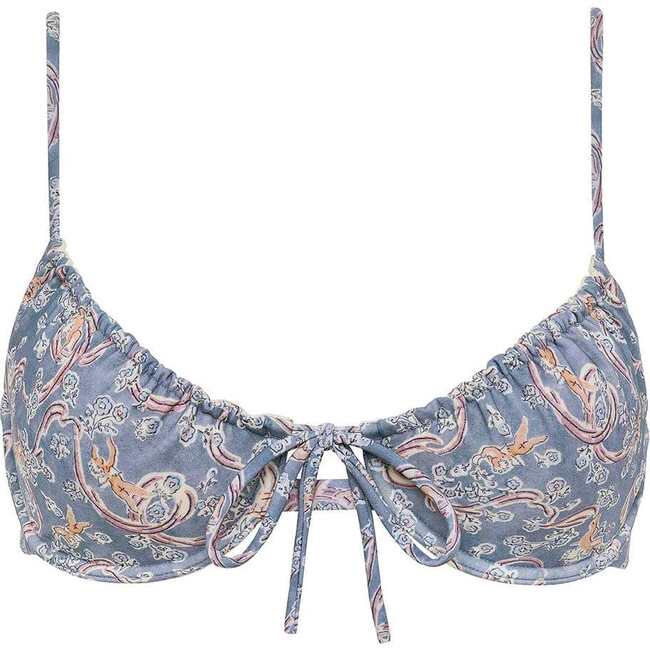 Women's Lucy Floral Print Underwire Bikini Top, Cupid