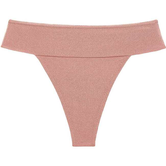 Women's Sparkle Tamarindo Binded Bikini Bottom, Prima Pink