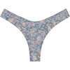 Women's Lulu Floral Print Zig-Zag Stitch Bikini Bottom, Cupid - Two Pieces - 1 - thumbnail