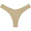 Women's Lulu Striped Bikini Bottom, Neutral - Two Pieces - 1 - thumbnail