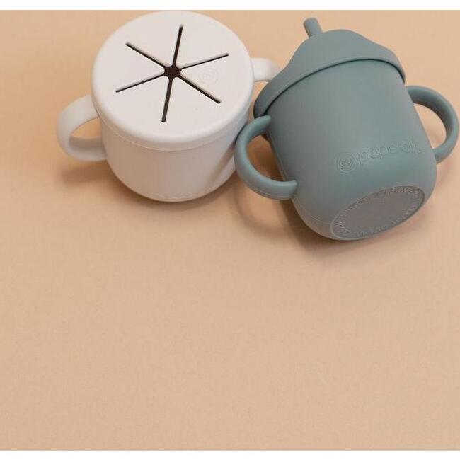 Paperclip Silicone Sippy Cup/Snack Cup, Mushroom