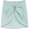 Mini Elasticated Back Sarong, Powder Blue - Cover-Ups - 1 - thumbnail