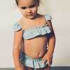 Mini Cabana Bikini Set, Powder Blue - Two Pieces - 2