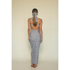 Women's Petal Floral Print Strapped Long Slip Dress, Cupid - Dresses - 3