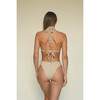 Women's Euro Striped Tie-Bow Bikini Top, Neutral - Two Pieces - 3