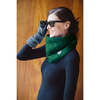 Women's Pullover Puff, Green - Scarves - 2